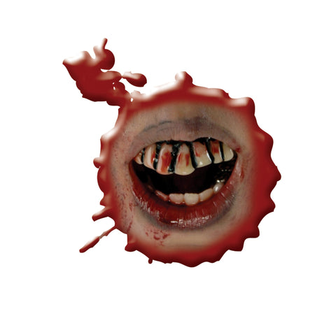 Inspired By The Walking Dead Bloody Teeth Adult Costume Accessory, Multi, One Size