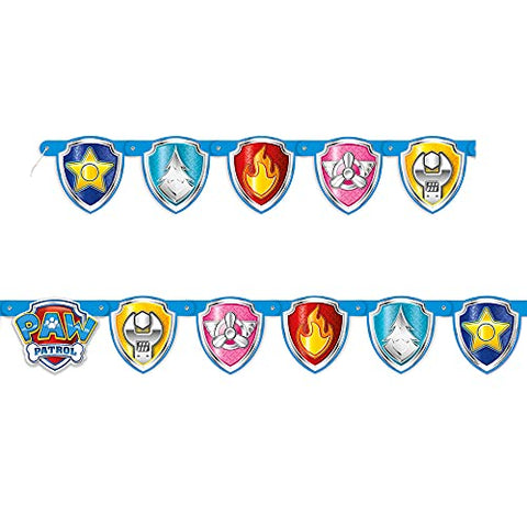 Unique Paw Patrol Large Jointed Banner-1 Pc, 6.5ft, Multicolor