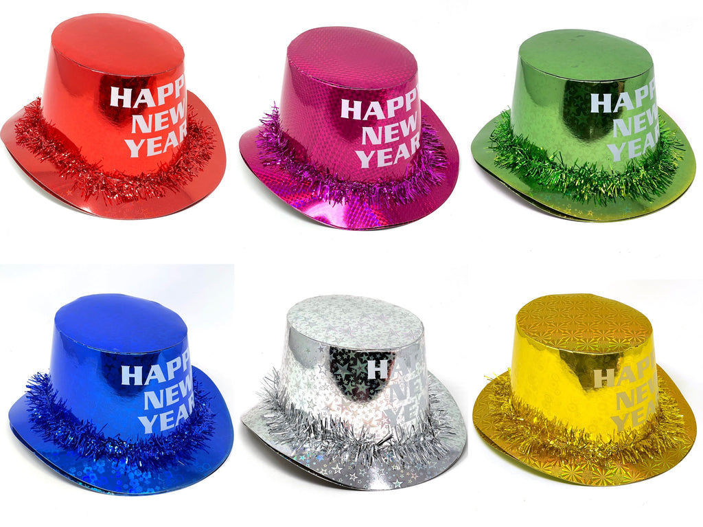 Happy New Year Paper Hat Assorted colors