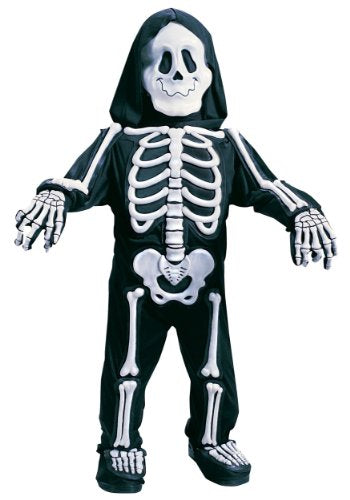 Child White Skeleton Costume Small (3T - 4T)