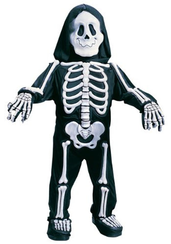 Child White Skeleton Costume Small (3T - 4T)