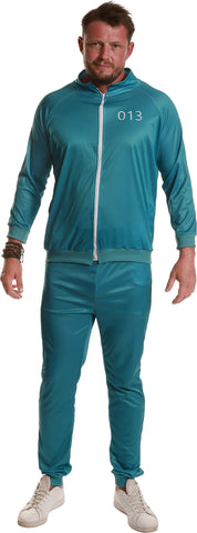 Deadly Kid Game Contestant Green Numbered Uniform Men's Costume Small 34-36