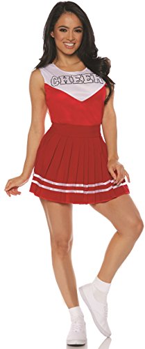 UNDERWRAPS Women's Classic Cheerleader Costume-Cheer Red, Large