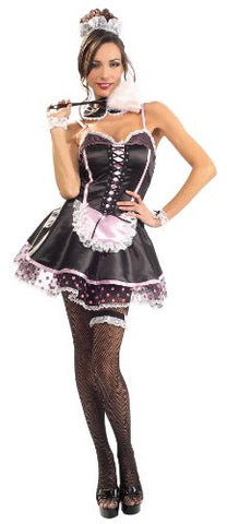 Secret Wishes Costume Naughty French Maid Costume, Multi, X-Small
