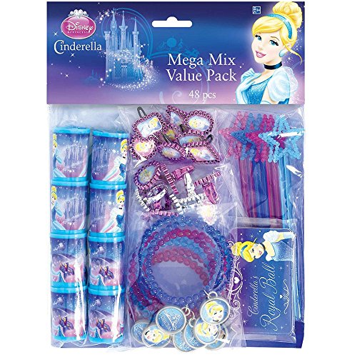 Cinderella 'Sparkle' 48 Piece Party Favor Pack (1ct)