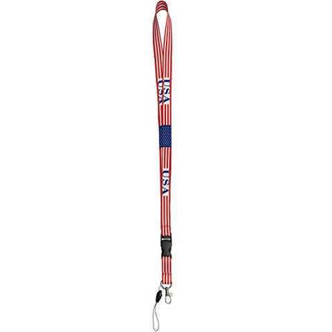 28" USA Flag Lanyard