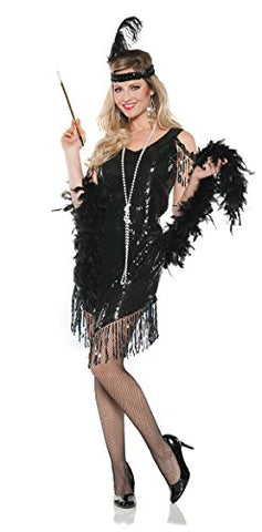 Underwraps Women's Swingin Costume Black Small